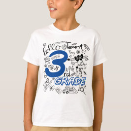 Funny 3e graad Terug naar school Kinderen en leraa T-shirt