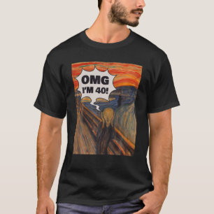 Funny 40e verjaardag 40 jaar oud t-shirt
