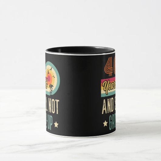 Funny 40th Birthday 40 Years Old Mok (Midden)