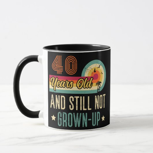 Funny 40th Birthday 40 Years Old Mok (Links)