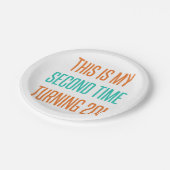 Funny 40th Birthday for Women Papieren Bordje (Gekanteld)