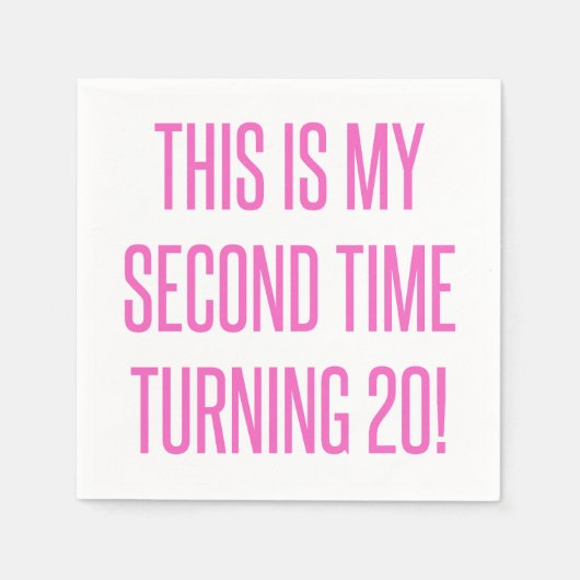 Funny 40th Birthday for Women Servet (Voorkant)