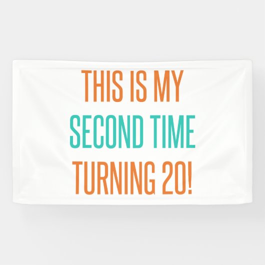 Funny 40th Birthday for Women Spandoek (Horizontaal)