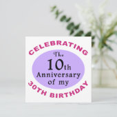 Funny 40th Birthday Gag Gifts Kaart (Staand voorkant)