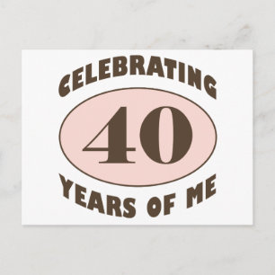 Funny 40th Birthday Gifts Briefkaart