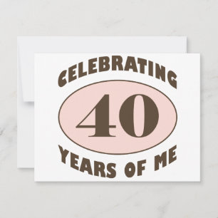 Funny 40th Birthday Gifts Kaart