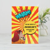 Funny 40th Birthday Invitation Kaart (Staand voorkant)