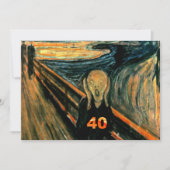 Funny 40th Birthday Invitations Kaart (Voorkant)