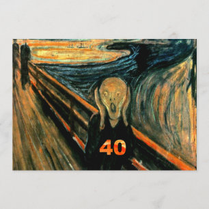 Funny 40th Birthday Invitations Kaart