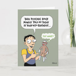 Funny 40th Birthday Kaart