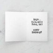 Funny 40th Birthday Kaart (Binnen)