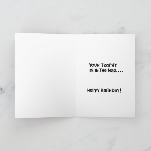 Funny 40th Birthday Kaart (Binnen)