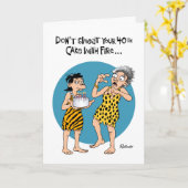 Funny 40th Birthday Kaart (Gele Bloem)