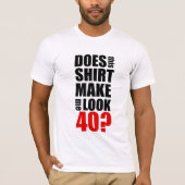 Funny 40th Birthday Long Müeve T-Shirt (Voorkant)