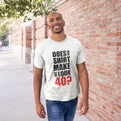 Funny 40th Birthday Long Müeve T-Shirt