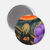 Funny 40th Birthday Magneet (Voorkant / Achterkant)