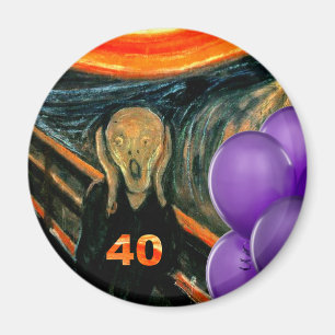 Funny 40th Birthday Magneet