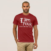 Funny 40th Birthday Shirt Ik ben vier decennia (Voorkant volledig)