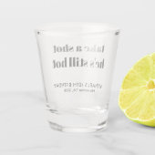 Funny 40th Birthday Shot Glass Glas (Achterkant)