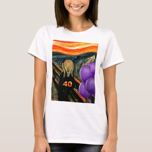 Funny 40th Birthday T-shirt (Voorkant)