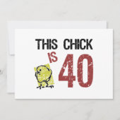 Funny 40th Birthday voor vrouwen Kaart (Voorkant)