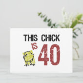 Funny 40th Birthday voor vrouwen Kaart (Staand voorkant)