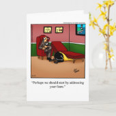 Funny 40th Happy Birthday Wenskaart Kaart (Gele Bloem)