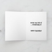 Funny 41st Birthday Kaart (Binnen)