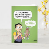 Funny 44th Birthday Kaart (Gele Bloem)