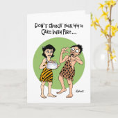 Funny 44th Birthday Kaart (Gele Bloem)