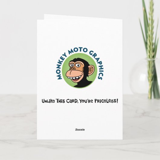 Funny 45th Birthday Kaart (Achterkant)