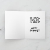 Funny 45th Birthday Kaart (Binnen)