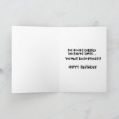 Funny 46th Birthday Kaart (Binnen)