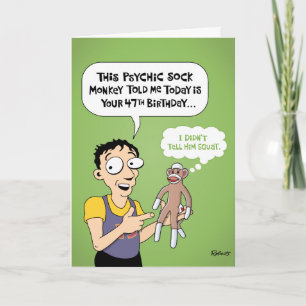 Funny 47th Birthday Card Kaart