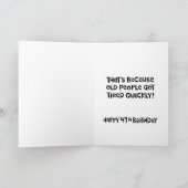 Funny 47th Birthday Kaart (Binnen)