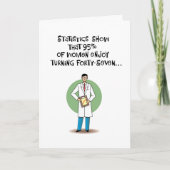 Funny 47th Birthday Kaart (Voorkant)