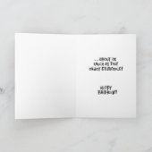 Funny 47th Birthday Kaart (Binnen)