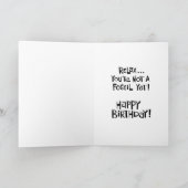 Funny 47th Birthday Kaart (Binnen)