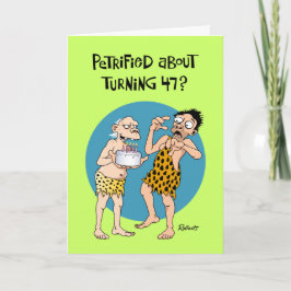 Funny 47th Birthday Kaart