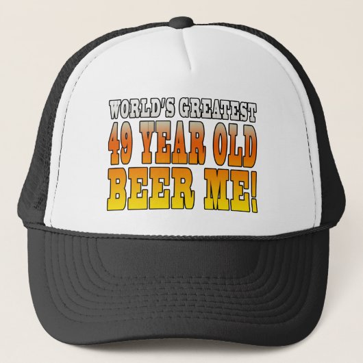 Funny 49th Birthdays : Wereldwijd de grootste 49-j Trucker Pet (Voorkant)