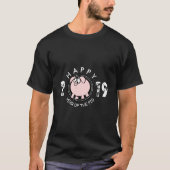Funny 4 Cartoon Pig Year, aangepast Man T-shirt 20 (Voorkant)