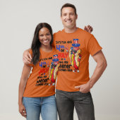 Funny 4e juli Hot Dog Wiener komt uit Volwassenen T-shirt (Unisex)