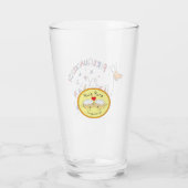 Funny 4e juli Kinder Cartoon Glas (Achterkant)