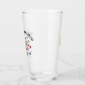 Funny 4e juli Kinder Cartoon Glas (Links)