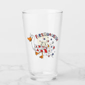 Funny 4e juli Kinder Cartoon Glas (Voorkant)
