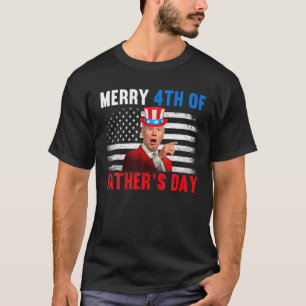 Funny 4e juli T-shirt - Joe Biden Merry 4e van vet