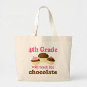 Funny 4th Grade Teacher Canvas tas (Voorkant)