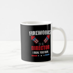 Funny 4th of Juli de Directeur van het Vuurwerk ik Koffiemok