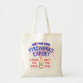 Funny 4th of Juli Onafhankelijkheidsvuurwerkdeskun Tote Bag