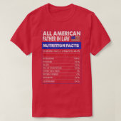 Funny 4th Of July All American Father In Law Nutri T-shirt (Design voorkant)